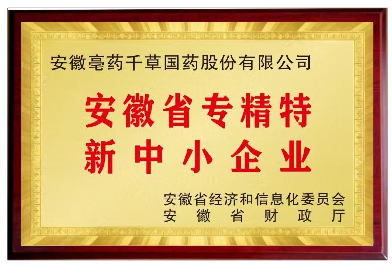 安徽省专精特新中小企业