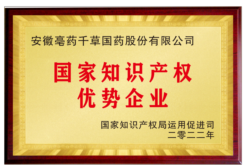 国家知识产权优势企业